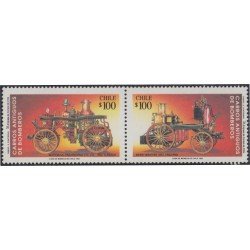 Chile 1159/60 1993 Carros antiguos de bomberos MNH Chile 1159/60 1993 Carros antiguos de bomberos MNH