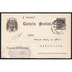 España Spain Entero Postal 83 Cervantes Matasello Pontevedra España Spain Entero Postal 83 Cervantes Matasello Pontevedra