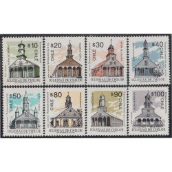 Chile 1165/72 1993 Iglesias de Chiloe MNH Chile 1165/72 1993 Iglesias de Chiloe MNH