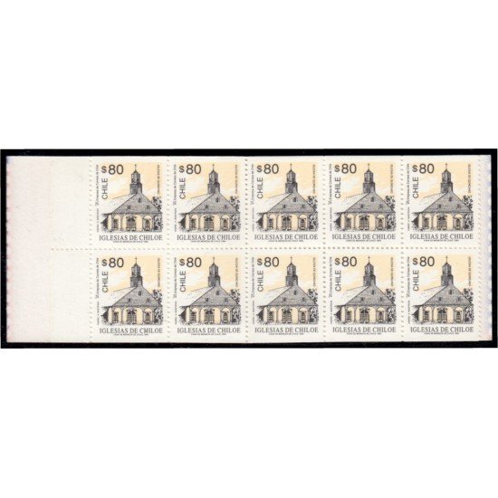 Chile C1170 1993 Iglesias de Chiloe carnet MNH