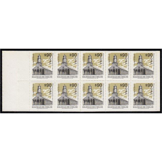 Chile C1171 1993 Iglesias de Chiloe carnet MNH Chile C1171 1993 Iglesias de Chiloe carnet MNH