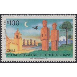 Chile 1189 1993 Año Internacional de los pueblos indígenas MNH Chile 1189 1993 Año Internacional de los pueblos indígenas MNH