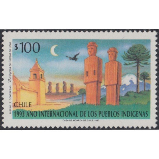 Chile 1189 1993 Año Internacional de los pueblos indígenas MNH