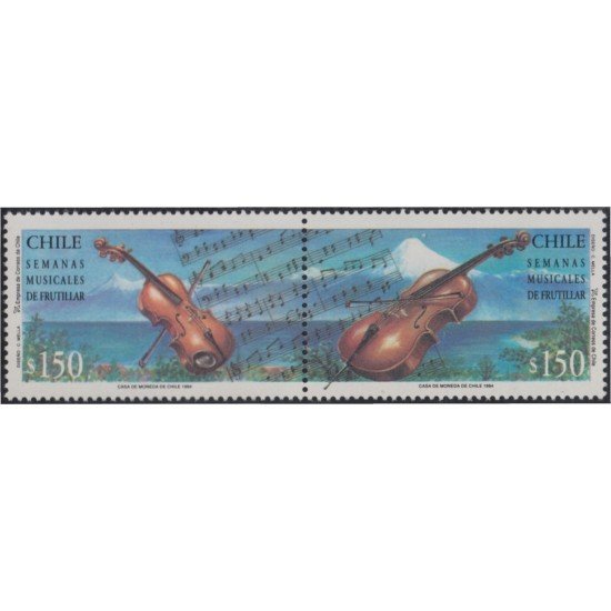 Chile 1198/99 1994 Semanas musicales de frutillar MNH Chile 1198/99 1994 Semanas musicales de frutillar MNH