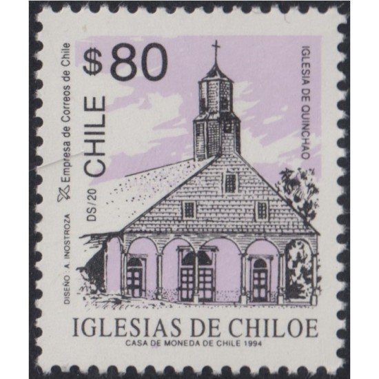 Chile 1200 1994 Iglesias de Chiloe MNH