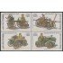 Chile 1216/19 1994 Carros antiguos de bomberos MNH