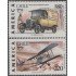 Chile 1228/29 1994 América Upaep vehículos de transporte local MNH