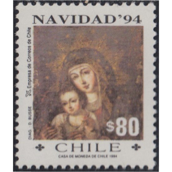 Chile 1234 1994 Navidad Christmas MNH Chile 1234 1994 Navidad Christmas MNH