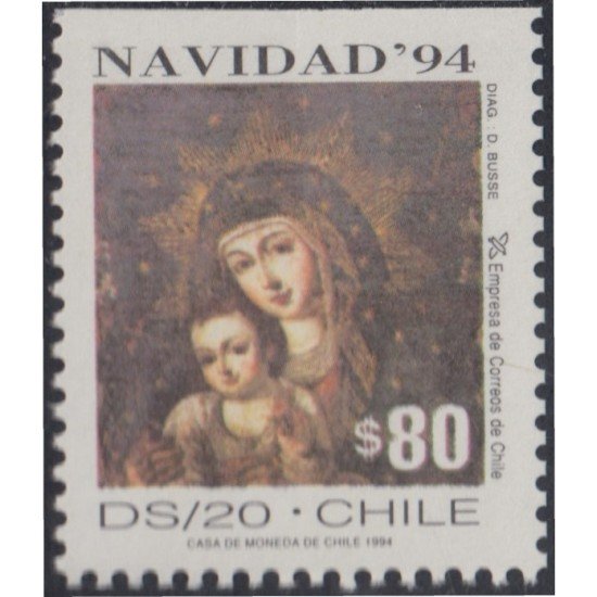 Chile 1235 1994 Navidad Christmas MNH Chile 1235 1994 Navidad Christmas MNH