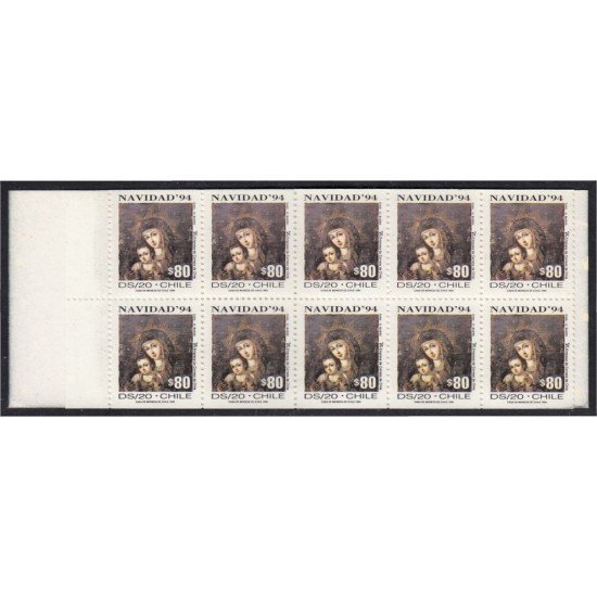 Chile C1235 1994 Navidad Christmas carnet MNH Chile C1235 1994 Navidad Christmas carnet MNH