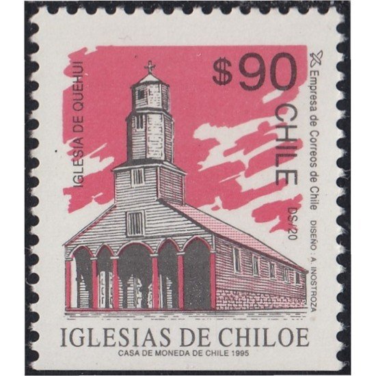 Chile 1240a 1995 Iglesias de Chiloe MNH Chile 1240a 1995 Iglesias de Chiloe MNH