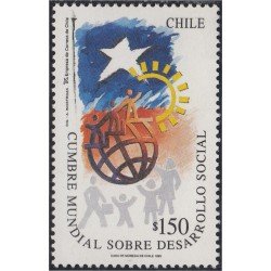 Chile 1247 1995 Cumbre mundial de desarrollo MNH Chile 1247 1995 Cumbre mundial de desarrollo MNH