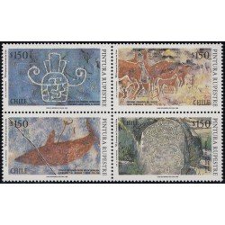 Chile 1250/53 1995 Pinturas rupestres MNH Chile 1250/53 1995 Pinturas rupestres MNH