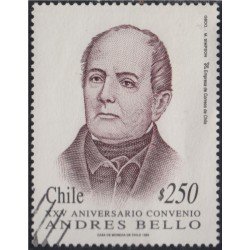 Chile 1269 1995 XXV Aniversario del Convenio Andrés Bello usado Chile 1269 1995 XXV Aniversario del Convenio Andrés Bello usado