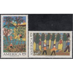 Chile 1273/74 1995 América Upaep protección del medio ambiente MNH Chile 1273/74 1995 América Upaep protección del medio ambiente MNH