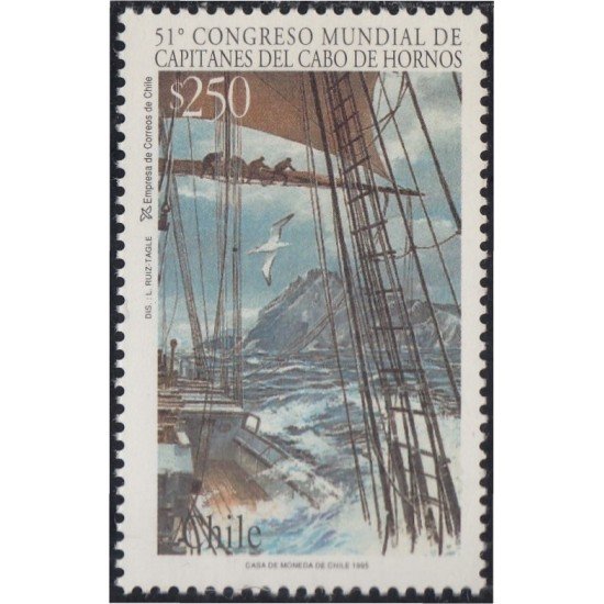 Chile 1276 1995 51º Congreso de capitanes del Cabo Horno MNH Chile 1276 1995 51º Congreso de capitanes del Cabo Horno MNH