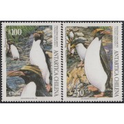 Chile 1281/82 1995 Antártica Chilena Pingüinos MNH