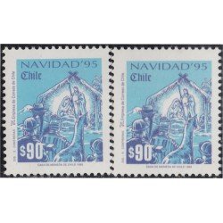 Chile 1288/89 1995 Navidad Christmas MNH Chile 1288/89 1995 Navidad Christmas MNH