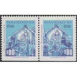 Chile 1288a/89a 1995 Navidad Christmas MNH Chile 1288a/89a 1995 Navidad Christmas MNH