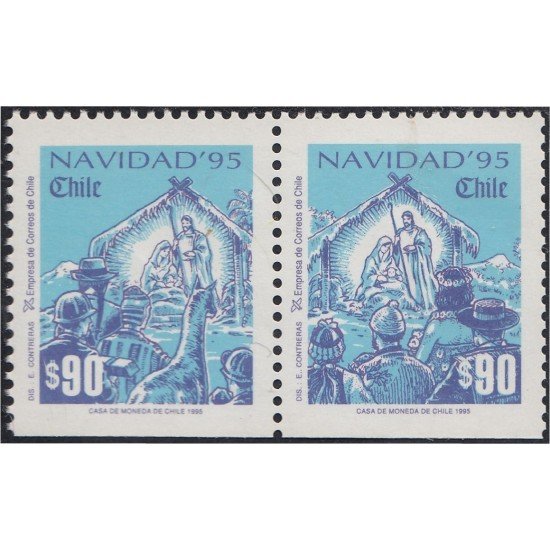Chile 1288a/89a 1995 Navidad Christmas MNH