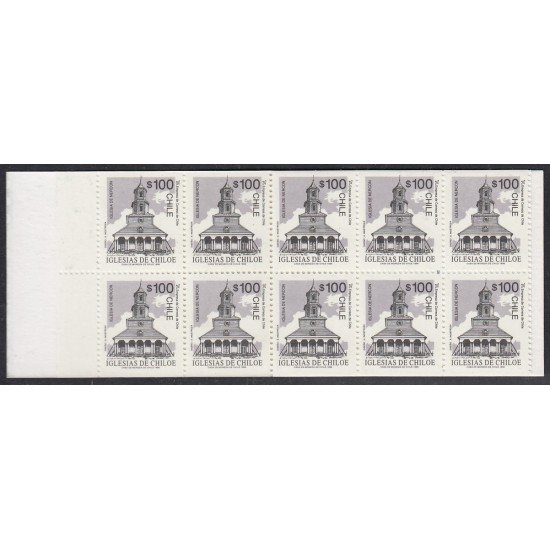Chile 1297 1996 Iglesias de Chile carnet MNH Chile 1297 1996 Iglesias de Chile carnet MNH