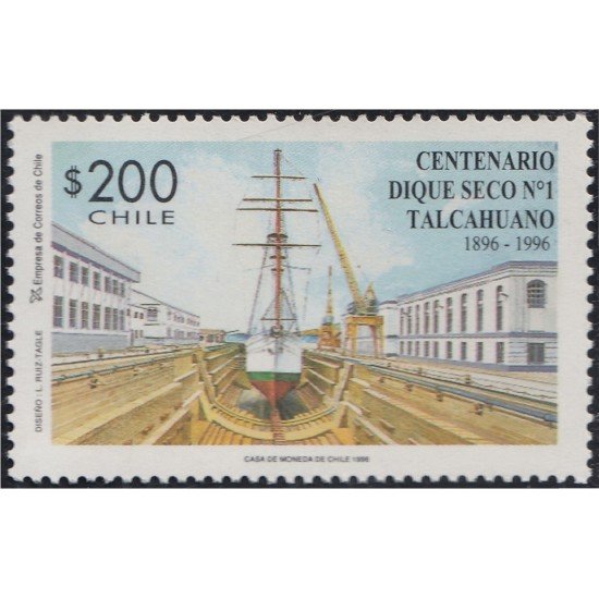 Chile 1366 1996 Centenario de Dique Seco Talcahuano MNH Chile 1366 1996 Centenario de Dique Seco Talcahuano MNH