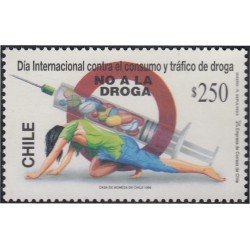 Chile 1371 1996 Día Internacional contra el consumo de drogas MNH Chile 1371 1996 Día Internacional contra el consumo de drogas MNH