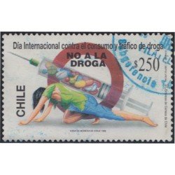 Chile 1371 1996 Día Internacional contra el consumo de drogas Usado Chile 1371 1996 Día Internacional contra el consumo de drogas Usado