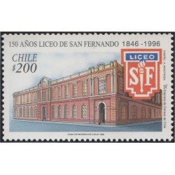 Chile 1376 1996 150º Aniversario del liceo de San Fernando MNH Chile 1376 1996 150º Aniversario del liceo de San Fernando MNH