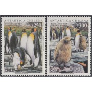 Chile 1388/89 1996 Antártica Chilena Pingüinos MNH
