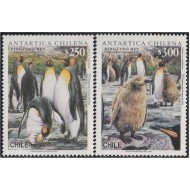 Chile 1388/89 1996 Antártica Chilena Pingüinos MNH