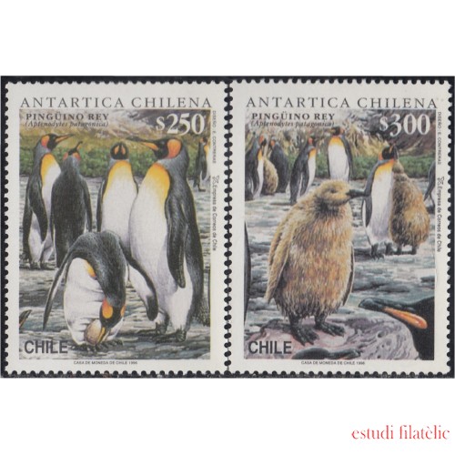 Chile 1388/89 1996 Antártica Chilena Pingüinos MNH