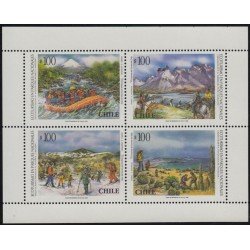 Chile 1394/97 1996 Ecoturismo en parques nacionales MNH Chile 1394/97 1996 Ecoturismo en parques nacionales MNH