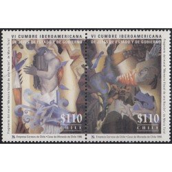 Chile 1402/03 1996 VI Cumbre Iberoamerica de Jefes de Estado y de Gobierno MNH Chile 1402/03 1996 VI Cumbre Iberoamerica de Jefes de Estado y de Gobierno MNH