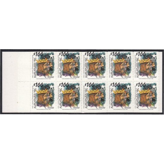 Chile C1406 1996 Navidad Christmas carnet MNH