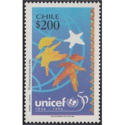 Chile 1409 1997 50 Años de la UNICEF MNH Chile 1409 1997 50 Años de la UNICEF MNH