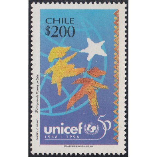 Chile 1409 1997 50 Años de la UNICEF MNH Chile 1409 1997 50 Años de la UNICEF MNH