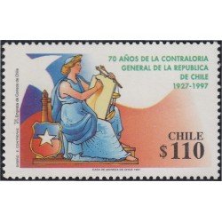 Chile 1414 1997 70 Años de la contraloría general de la República MNH Chile 1414 1997 70 Años de la contraloría general de la República MNH