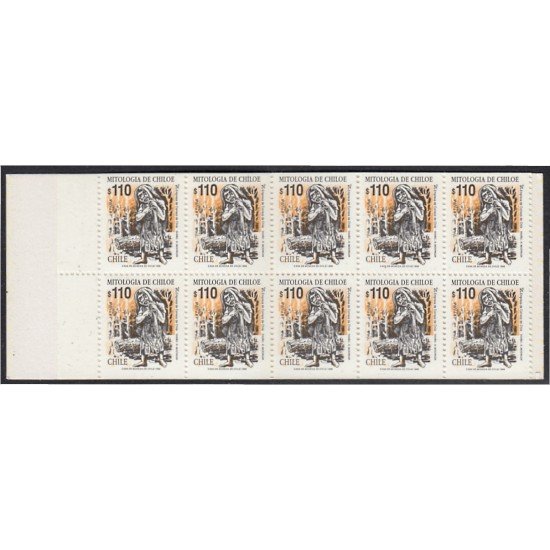 Chile C1418 1997 Mitología de Chiloe La Pincoya La Fiura carnet MNH