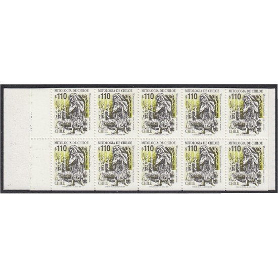 Chile C1419 1997 Mitología de Chiloe La Fiura carnet MNH Chile C1419 1997 Mitología de Chiloe La Fiura carnet MNH