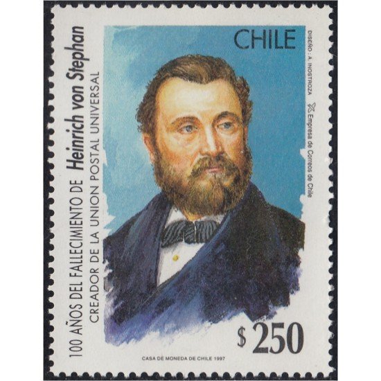Chile 1420 1997 Heinrich Von Stephan MNH