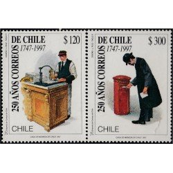 Chile 1437/38 1997 25 Años de correos de Chile MNH Chile 1437/38 1997 25 Años de correos de Chile MNH