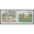 Chile 1439/40 1998 Perros Dogs MNH