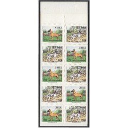 Chile 1439a/40a 1998 Perros Dogs carnet MNH Chile 1439a/40a 1998 Perros Dogs carnet MNH