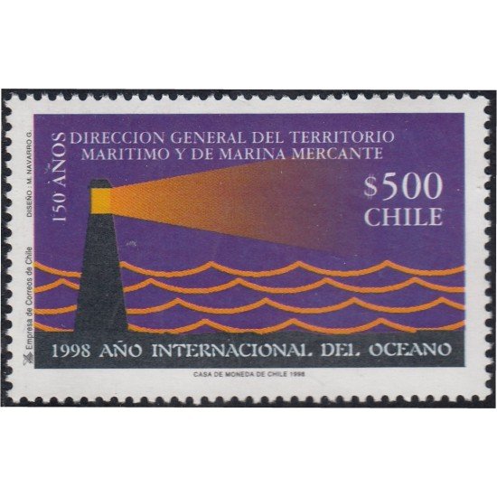 Chile 1457 1998 Año Internacional del océano MNH Chile 1457 1998 Año Internacional del océano MNH