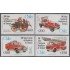 Chile 1480/83 1999 100 Años cuerpos de bomberos de Temuco MNH