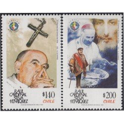Chile 1496/97 1999 Cardenal Raúl Silva Henriquez MNH Chile 1496/97 1999 Cardenal Raúl Silva Henriquez MNH