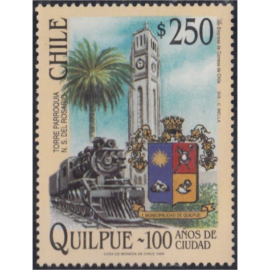 Chile 1500 1999 Torre Parroquia N.S del Rosario MNH