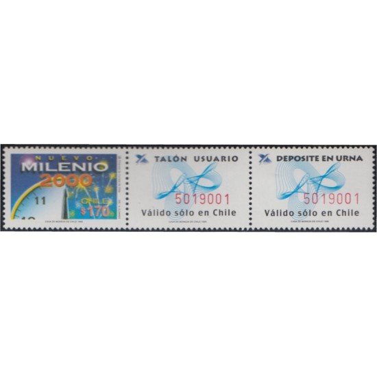 Chile 1506 1999 Nuevo milenio MNH
