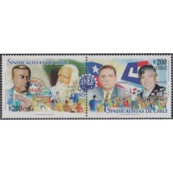 Chile 1507/08 1999 Sindicalistas de Chile MNH Chile 1507/08 1999 Sindicalistas de Chile MNH
